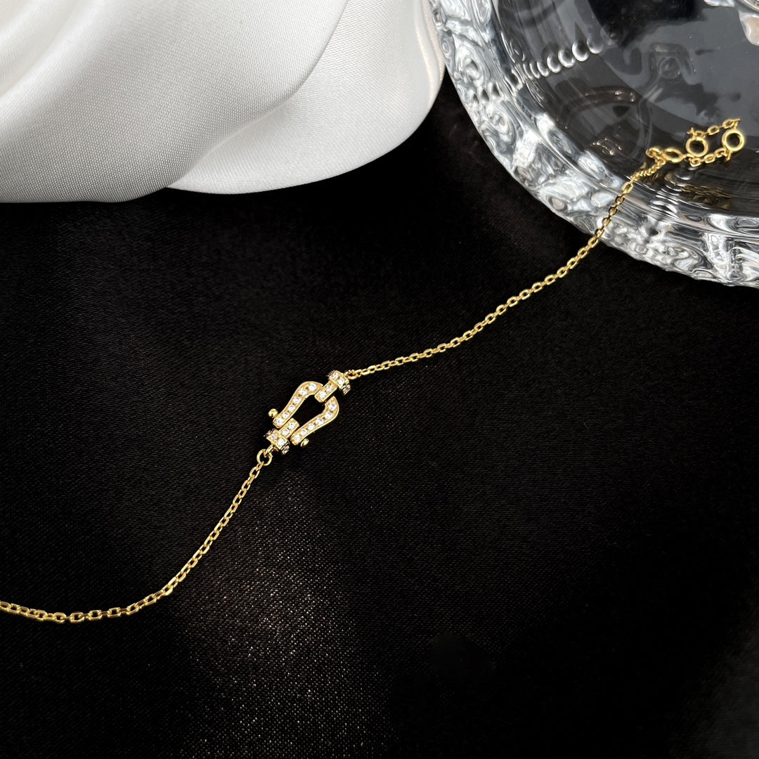 [Royal Jewelry]FORCE 10 FULL DIAMOND BUCKLE CHAIN LINK MINI MODEL