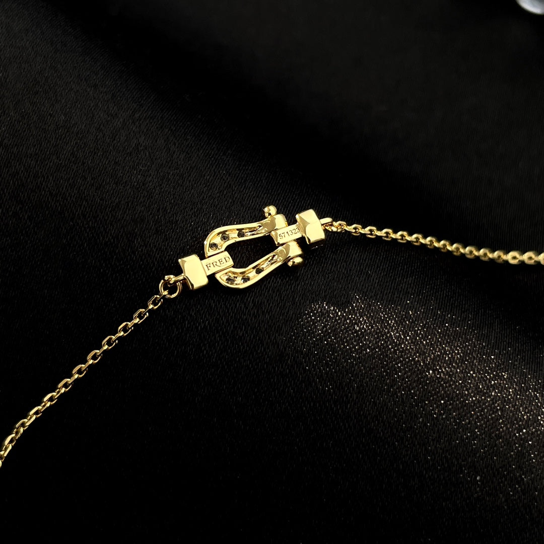 [Royal Jewelry]FORCE 10 FULL DIAMOND BUCKLE CHAIN LINK MINI MODEL