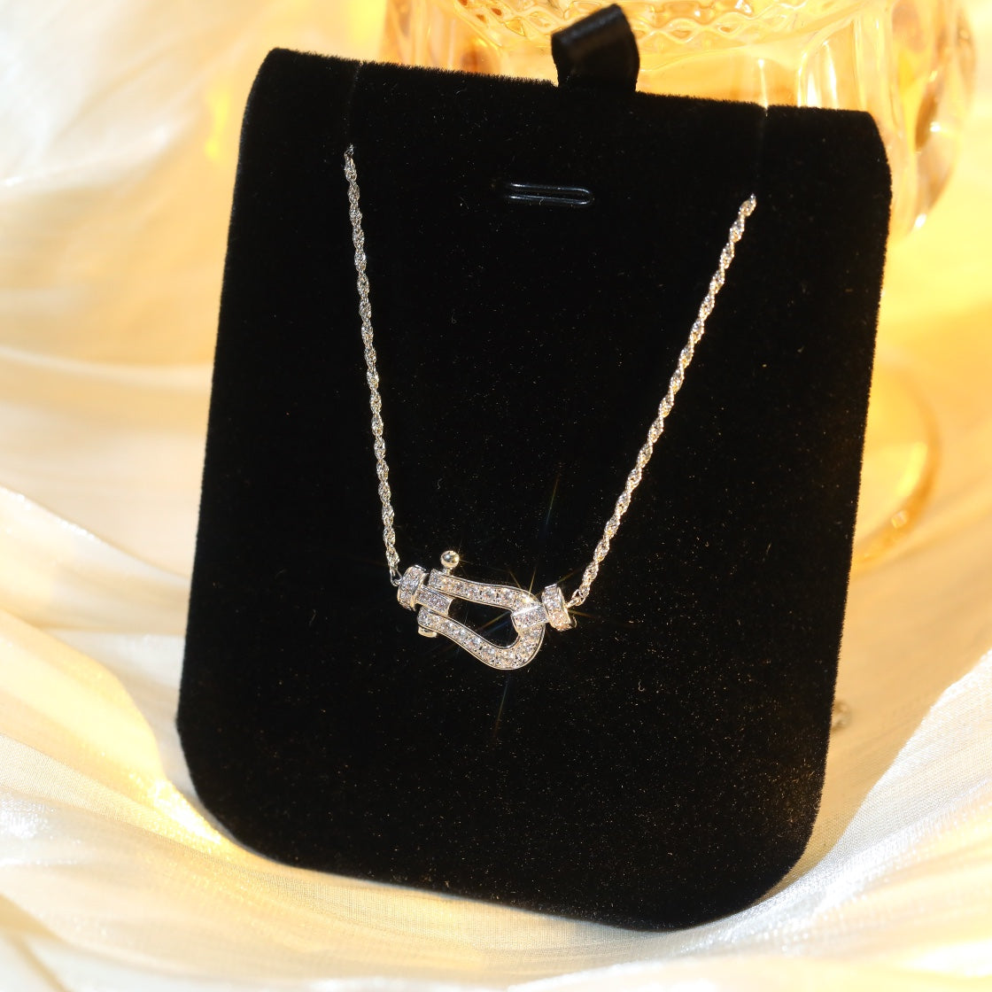 [Royal Jewelry]FORCE 10 DIAMOND SILVER NECKLACE MINI MODEL