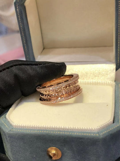 [Royal Jewelry]ZERO 1 ROCK DIAMOND PINK GOLD