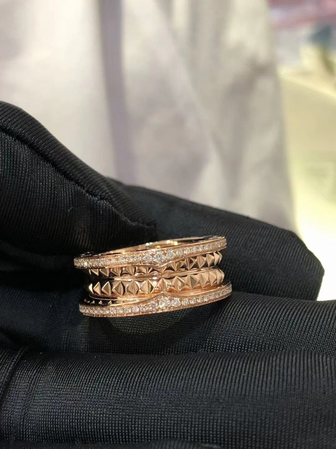 [Royal Jewelry]ZERO 1 ROCK DIAMOND PINK GOLD