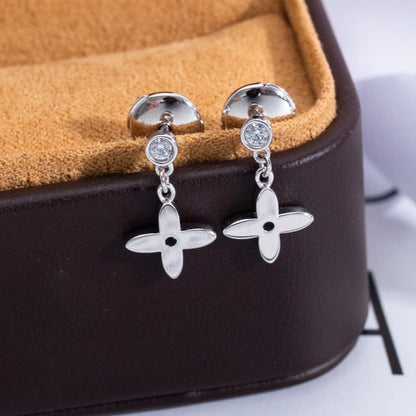 [Royal Jewelry]VIDYLLE SILVER DIAMOND MINI DROP EARRINGS