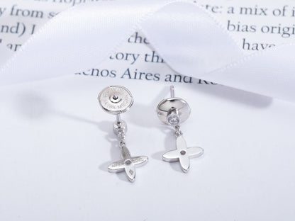 [Royal Jewelry]VIDYLLE SILVER DIAMOND MINI DROP EARRINGS