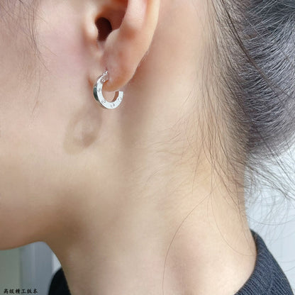 [Royal Jewelry]LOVE MINI EARRINGS