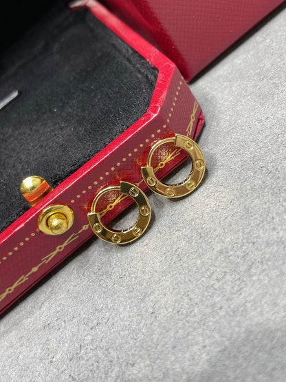 [Royal Jewelry]LOVE MINI EARRINGS