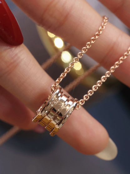 [Royal Jewelry]ZERO 1 PINK GOLD NECKLACE