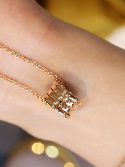 [Royal Jewelry]ZERO 1 PINK GOLD NECKLACE