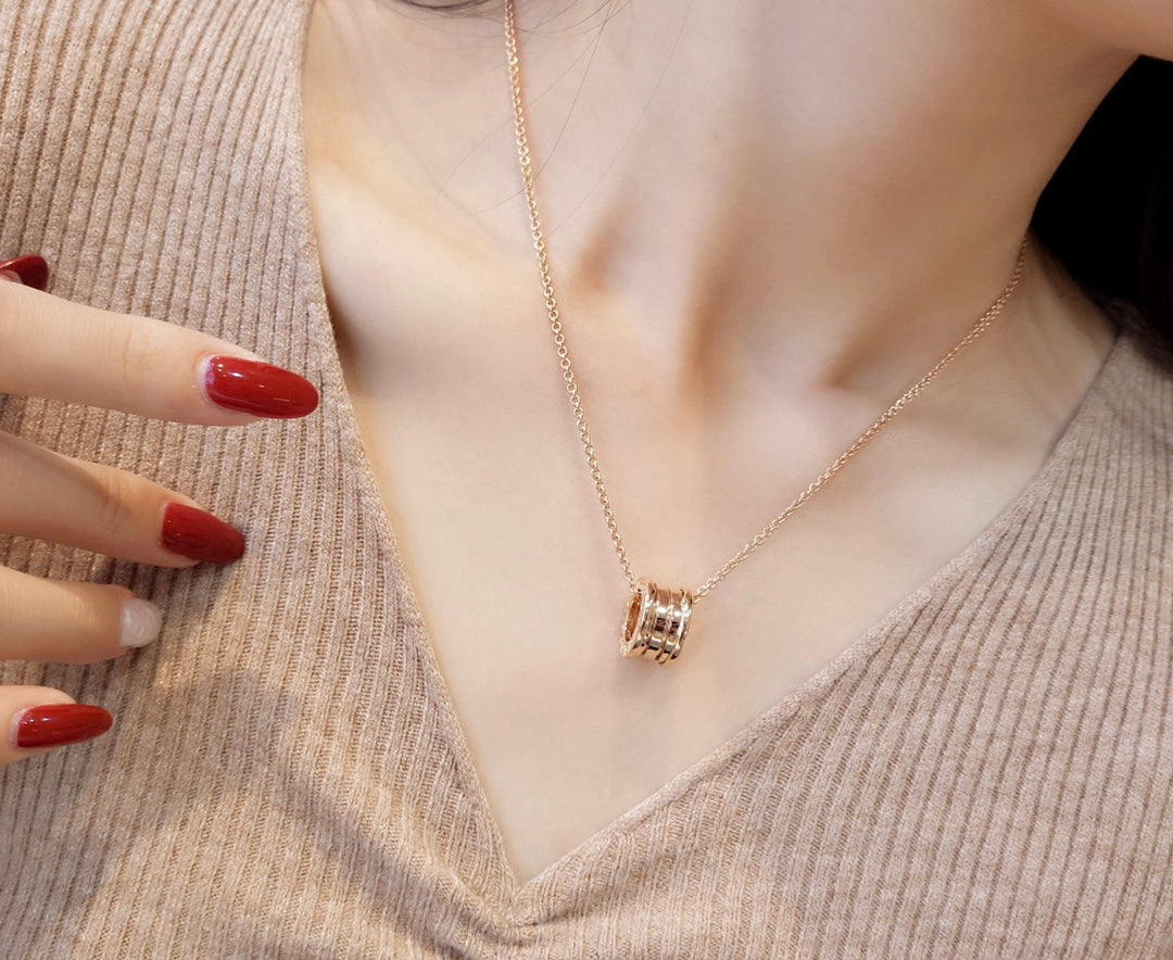 [Royal Jewelry]ZERO 1 PINK GOLD NECKLACE