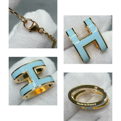 [Royal Jewelry]POP H SKY BLUE NECKLACE