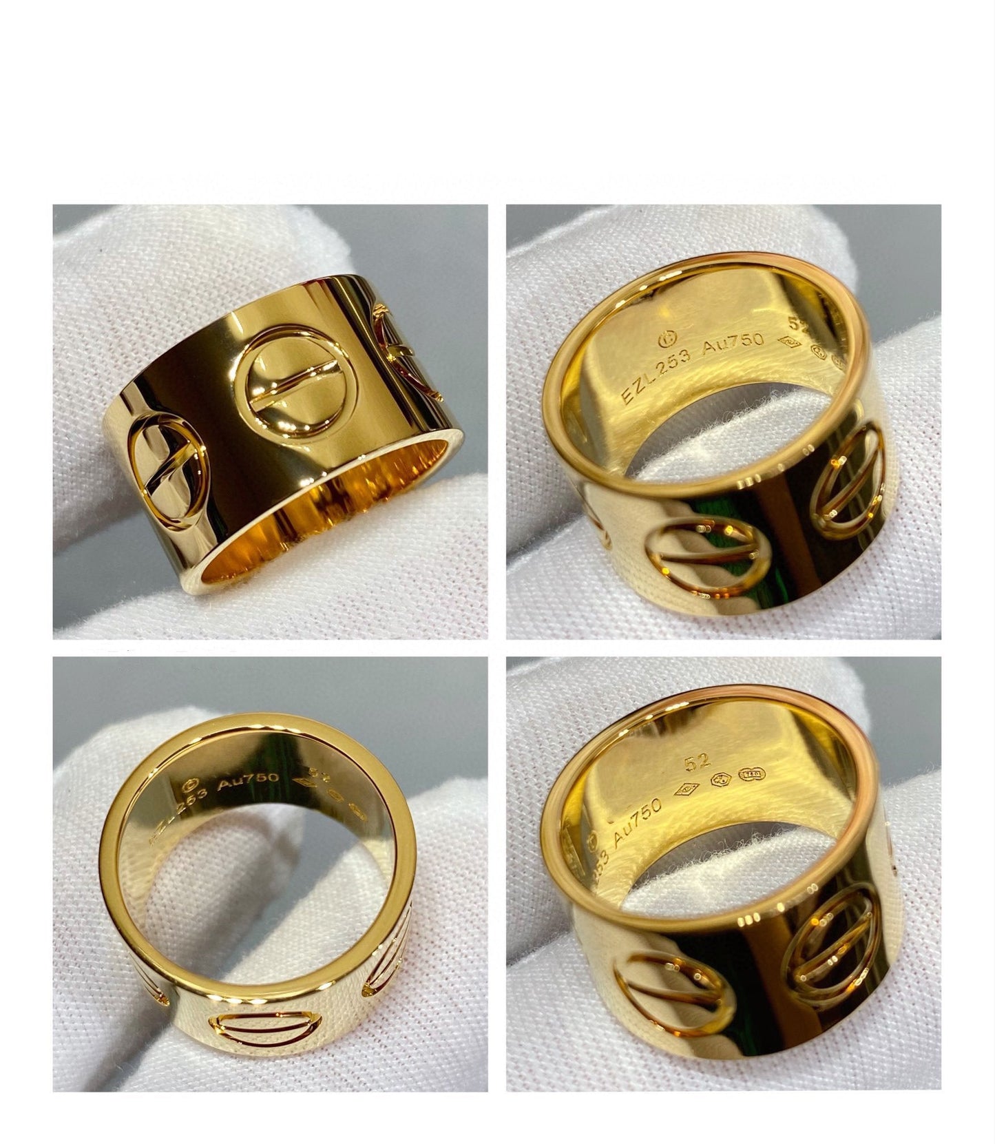 [Royal Jewelry]LOVE 11MM LARGE RING