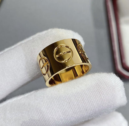 [Royal Jewelry]LOVE 11MM LARGE RING