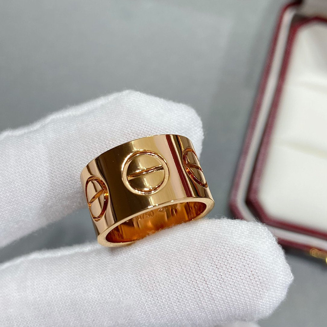 [Royal Jewelry]LOVE 11MM LARGE RING