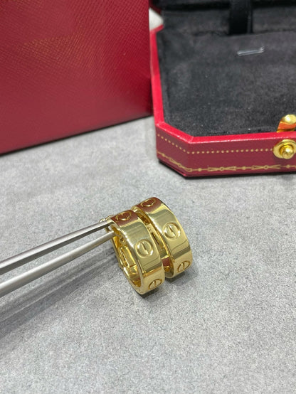[Royal Jewelry]LOVE 5.5MM EARRINGS