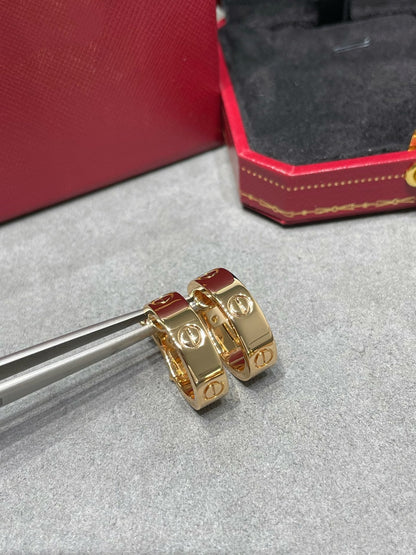 [Royal Jewelry]LOVE 5.5MM EARRINGS