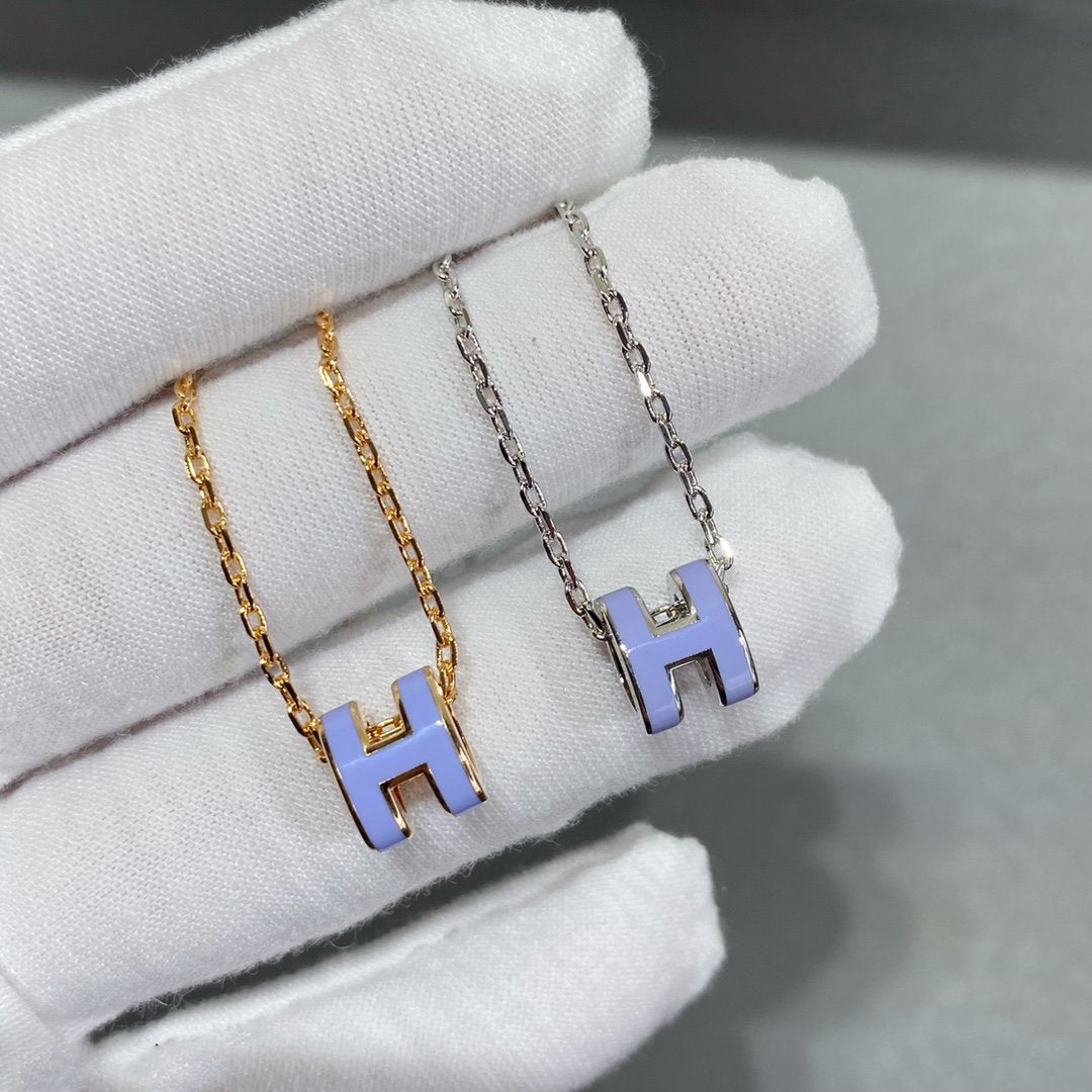 [Royal Jewelry]MINI POP H NECKLACE