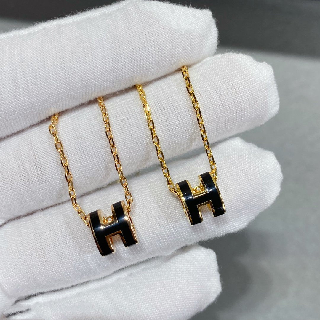 [Royal Jewelry]MINI POP H NECKLACE