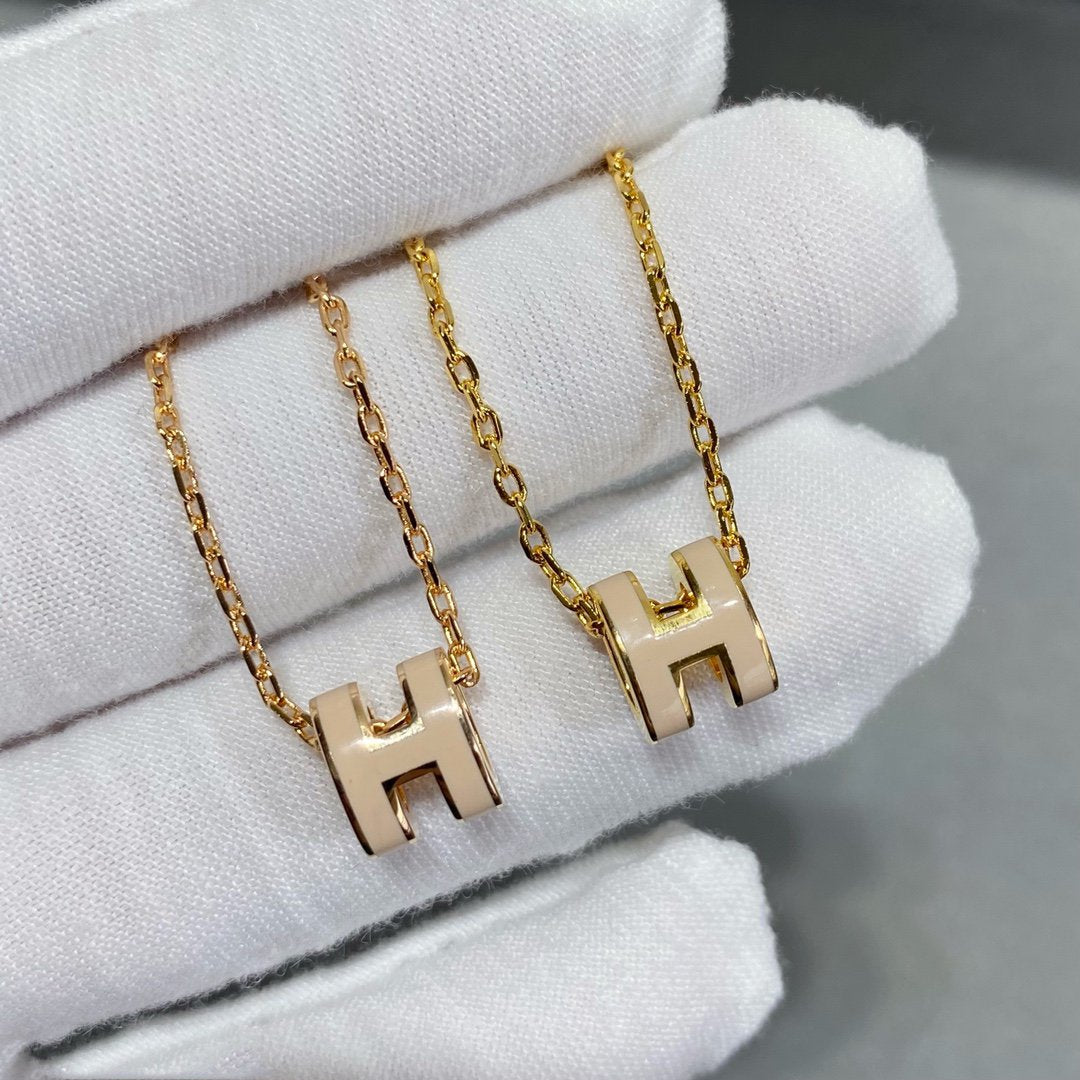 [Royal Jewelry]MINI POP H NECKLACE