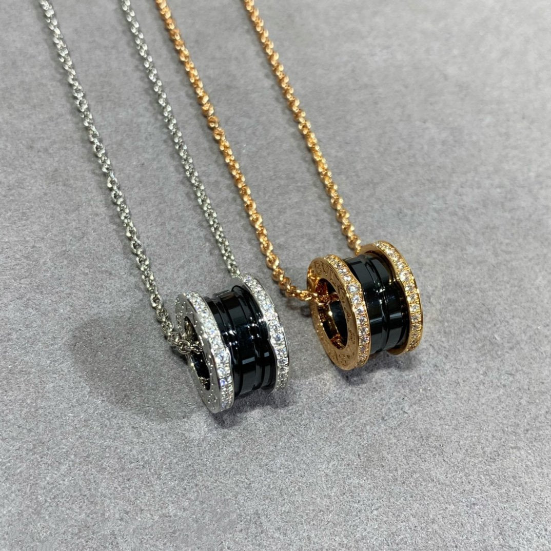 [Royal Jewelry]ZERO 1 DIAMOND CERAMIC NECKLACE