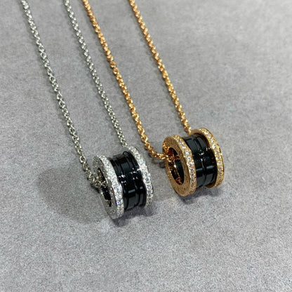 [Royal Jewelry]ZERO 1 DIAMOND CERAMIC NECKLACE