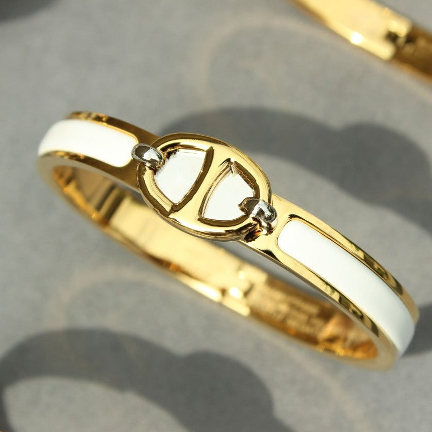 [Royal Jewelry]CLIC CHAINE GOLD BRACELET