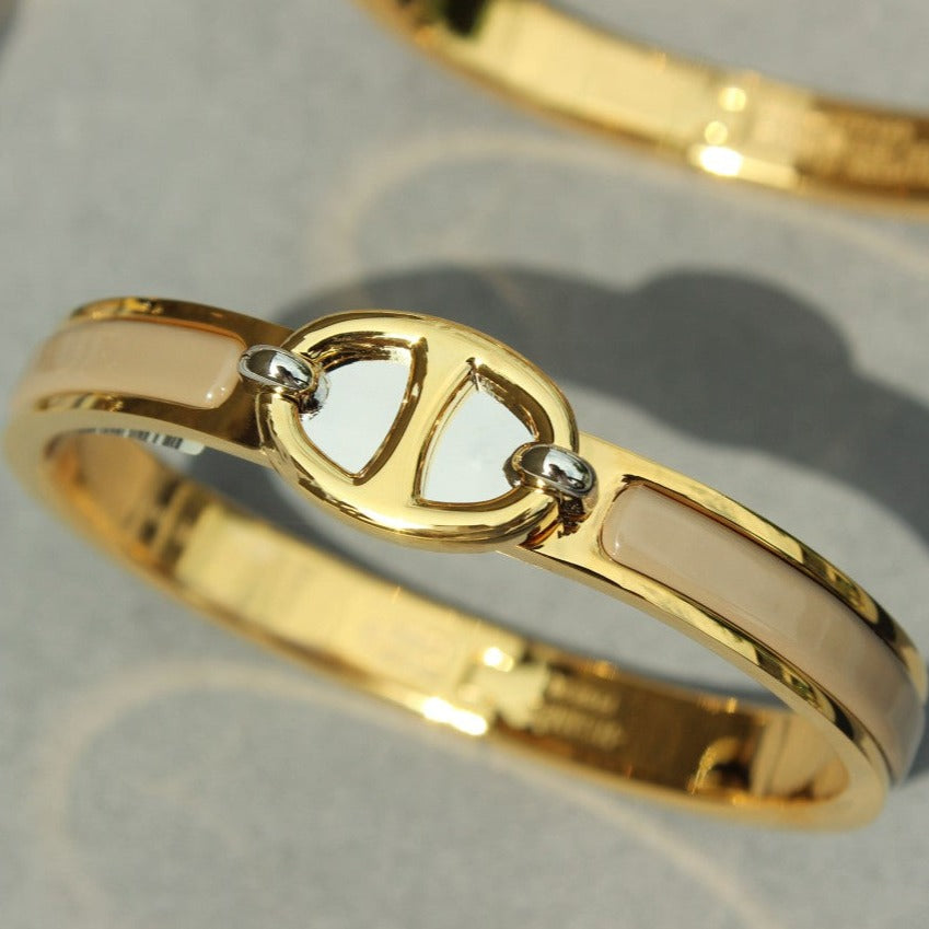 [Royal Jewelry]CLIC CHAINE GOLD BRACELET