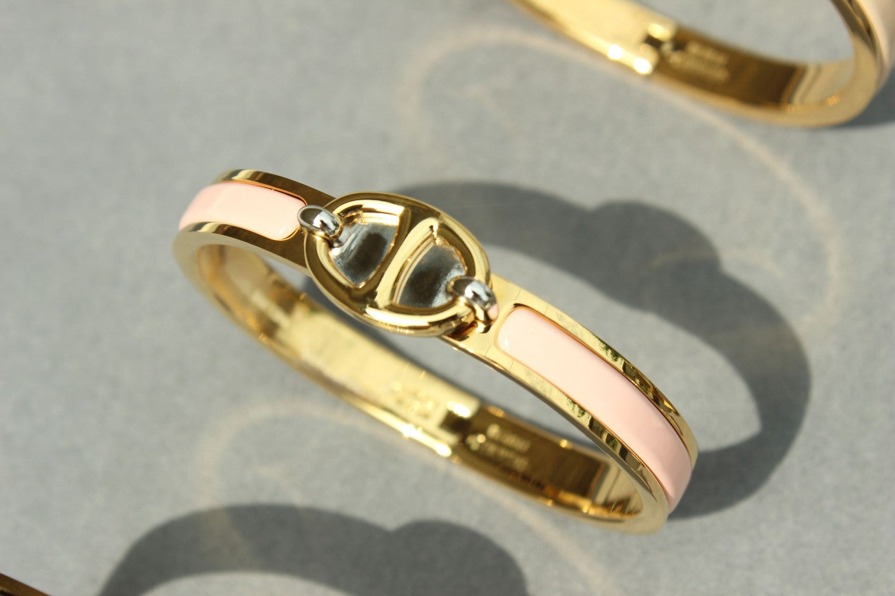 [Royal Jewelry]CLIC CHAINE GOLD BRACELET