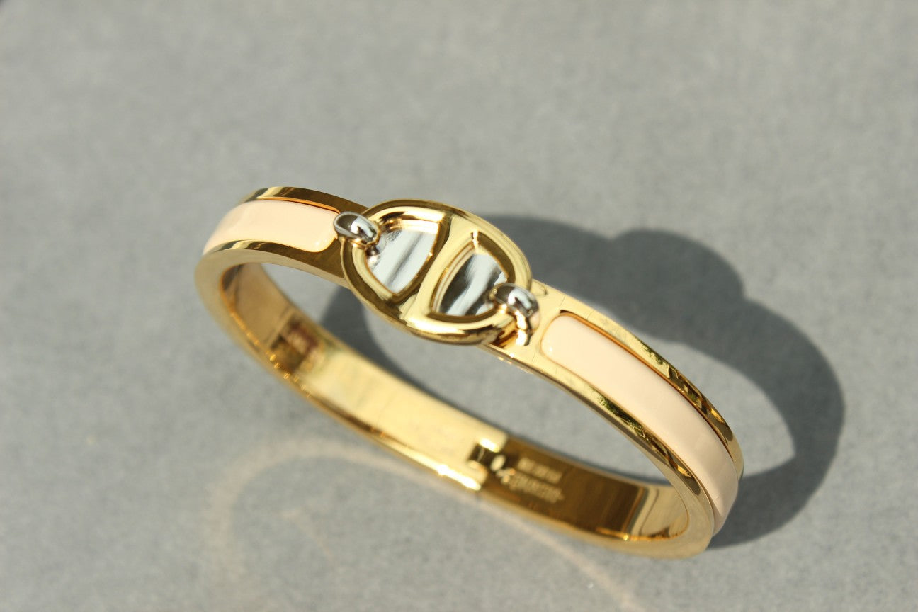 [Royal Jewelry]CLIC CHAINE GOLD BRACELET