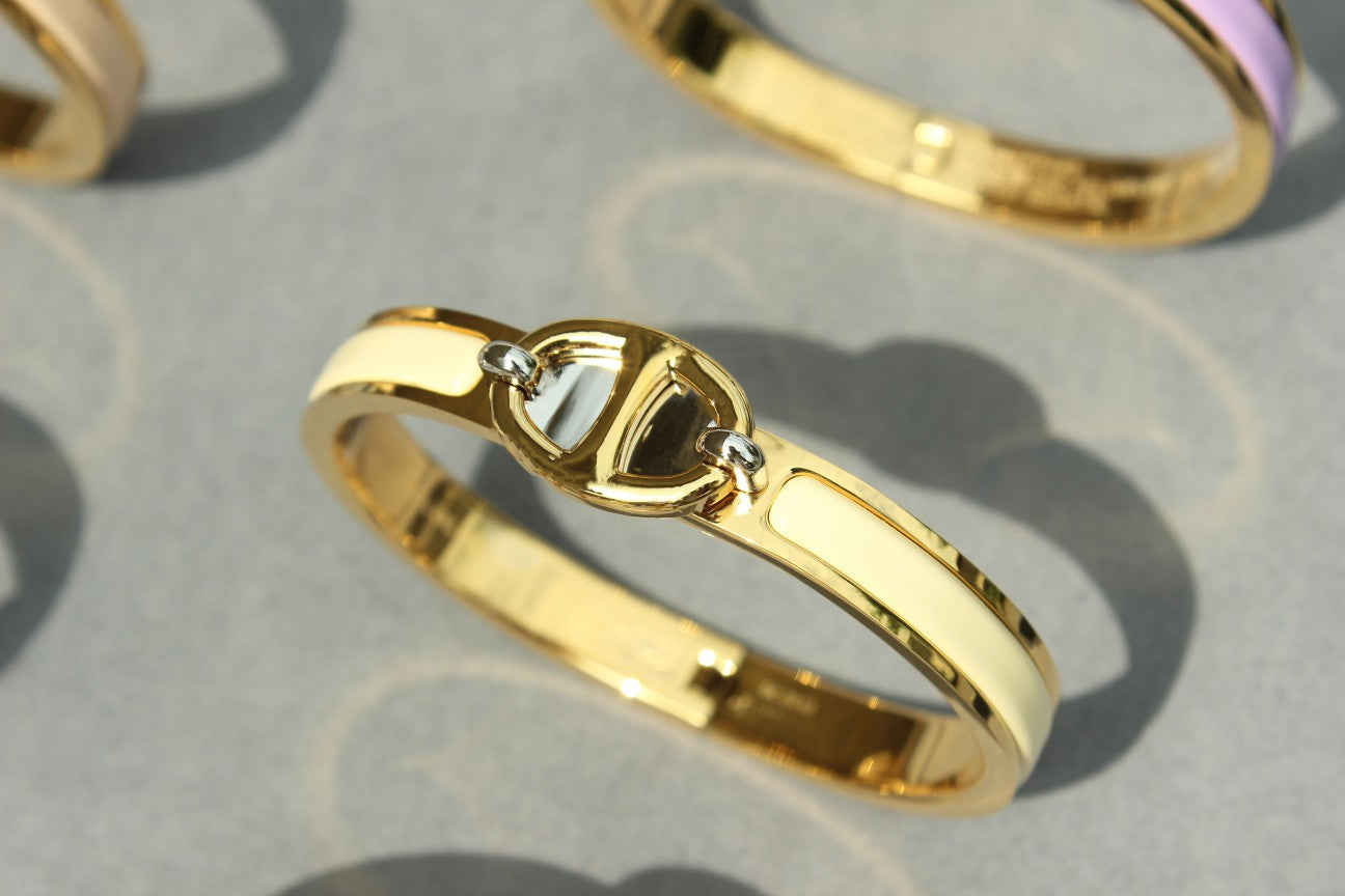 [Royal Jewelry]CLIC CHAINE GOLD BRACELET