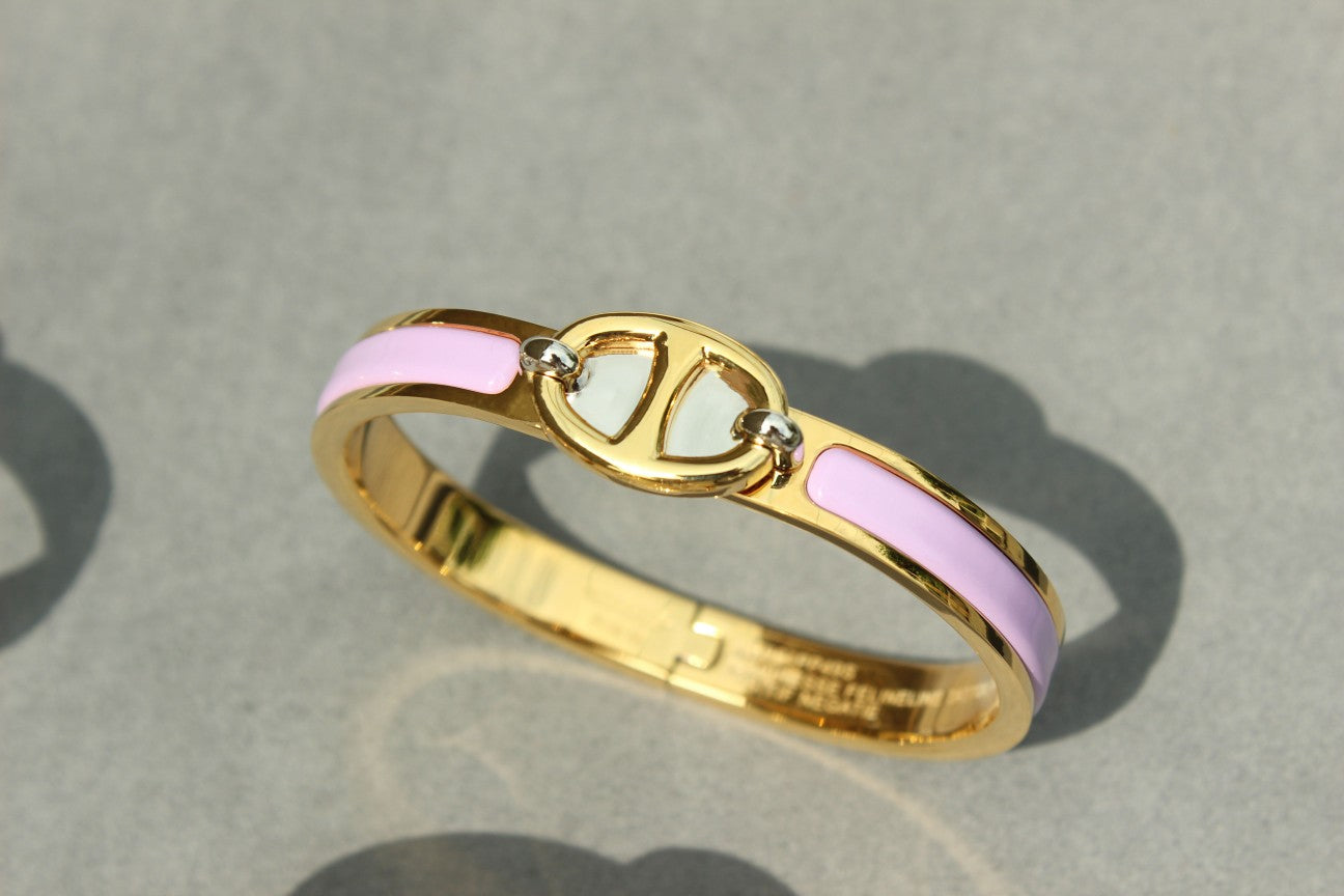 [Royal Jewelry]CLIC CHAINE GOLD BRACELET