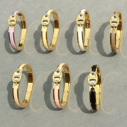 [Royal Jewelry]CLIC CHAINE GOLD BRACELET