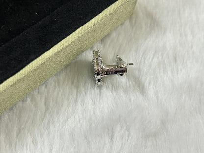 [Royal Jewelry]CLOVER PIETERSITE MEDIUM STUD EARRINGS