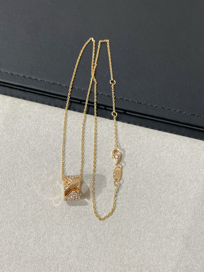 [Royal Jewelry]LIENS EVIDENCE DIAMOND PAVED NECKLACE