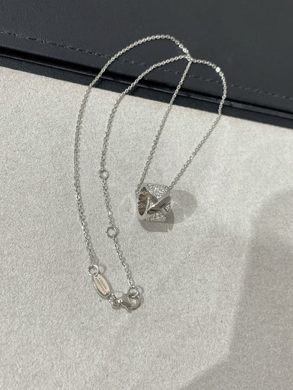 [Royal Jewelry]LIENS EVIDENCE DIAMOND PAVED NECKLACE