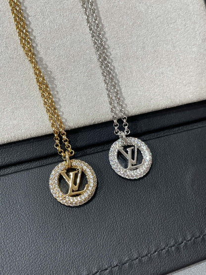 [Royal Jewelry]BY NIGHT DIAMOND PAVED NECKLACE