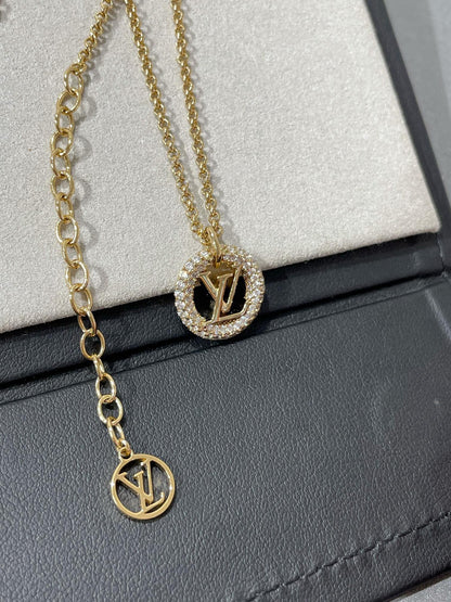 [Royal Jewelry]BY NIGHT DIAMOND PAVED NECKLACE