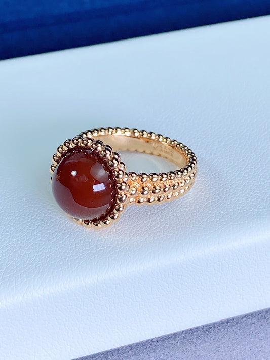 [Royal Jewelry]PERLEE COULEURS ROSE GOLD RING