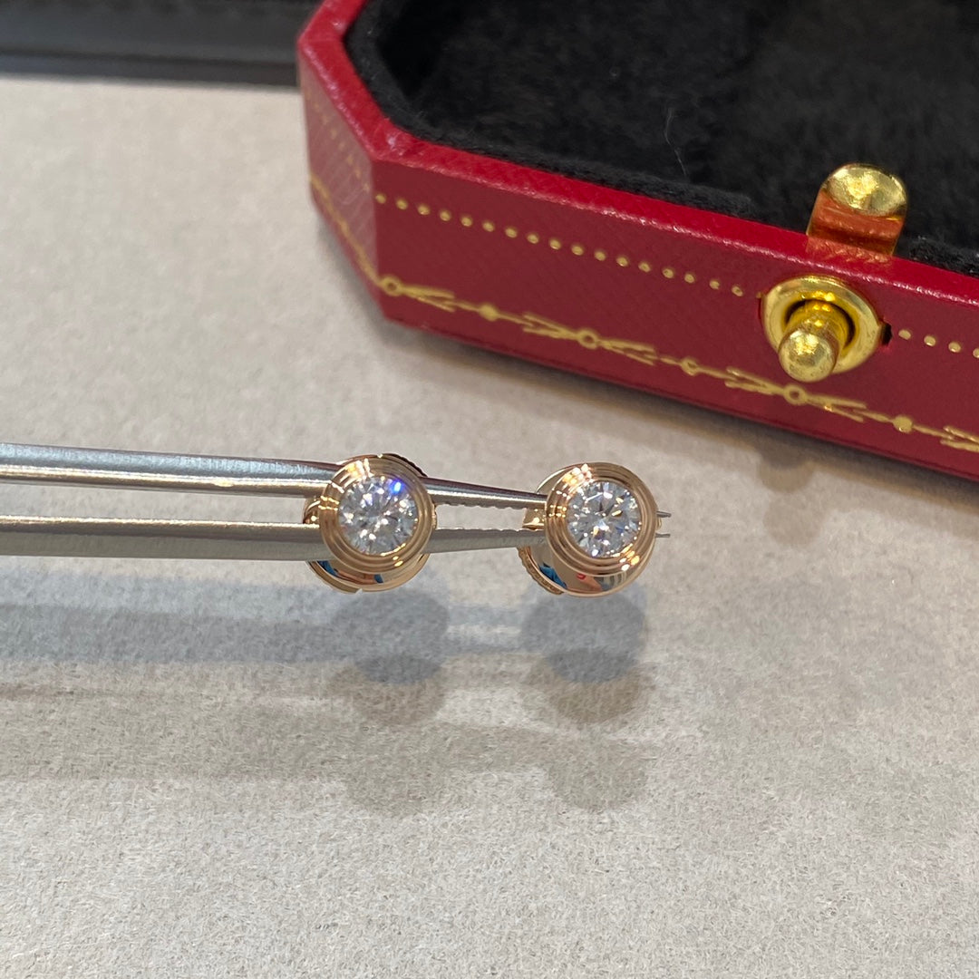 [Royal Jewelry]DAMOUR DIAMOND EARRINGS