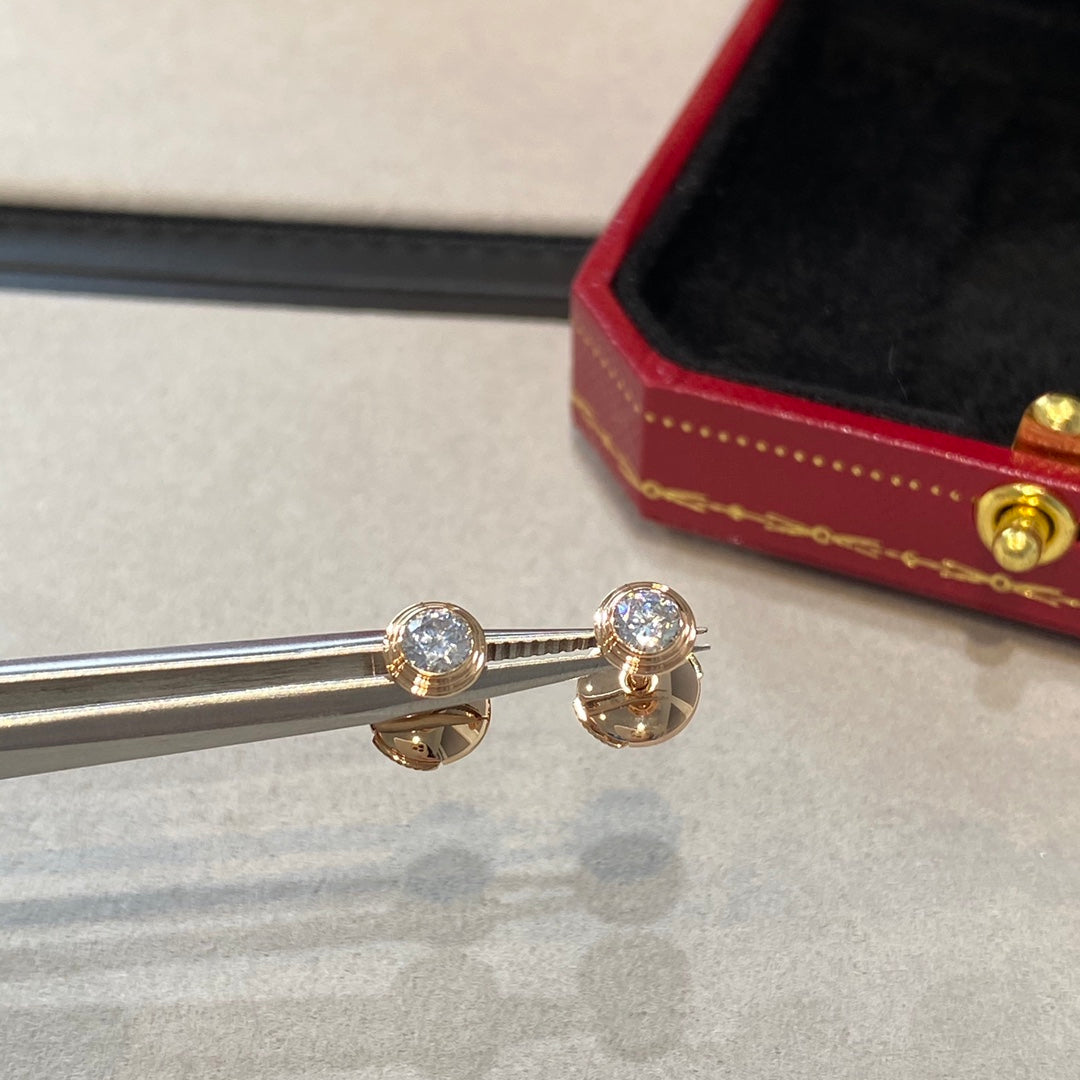 [Royal Jewelry]DAMOUR DIAMOND EARRINGS