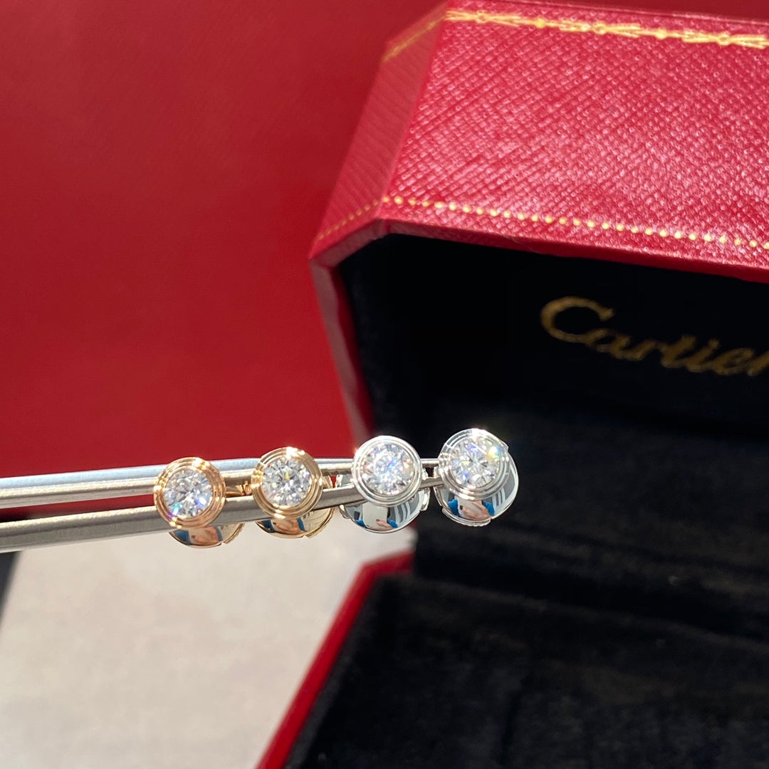 [Royal Jewelry]DAMOUR DIAMOND EARRINGS