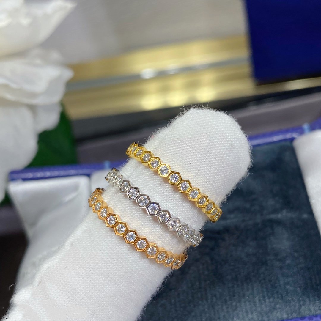 [Royal Jewelry]BEE LOVE DIAMOND PAVED SMALL RING