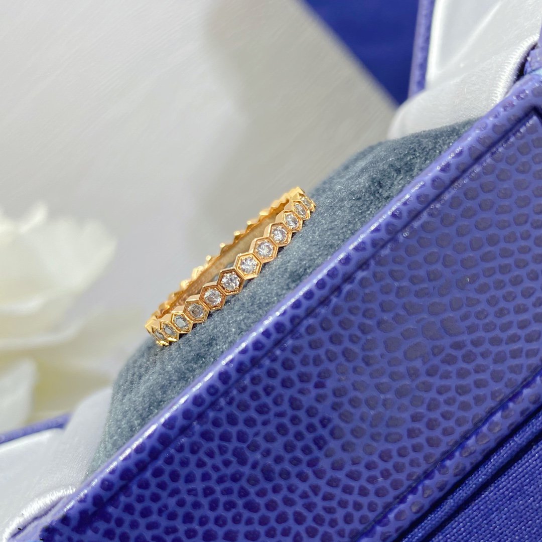 [Royal Jewelry]BEE LOVE DIAMOND PAVED SMALL RING