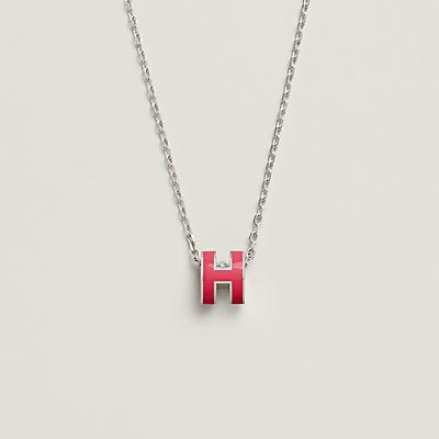 [Royal Jewelry]H NECKLACE PINK