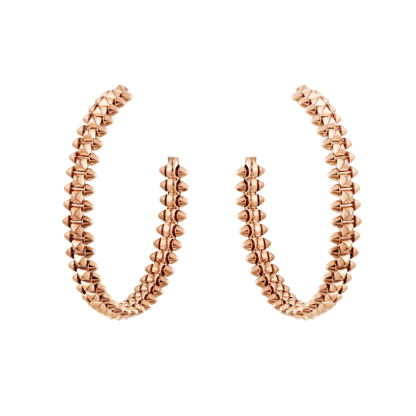 [Royal Jewelry]CLASH LARGE HOOP EARRINGS