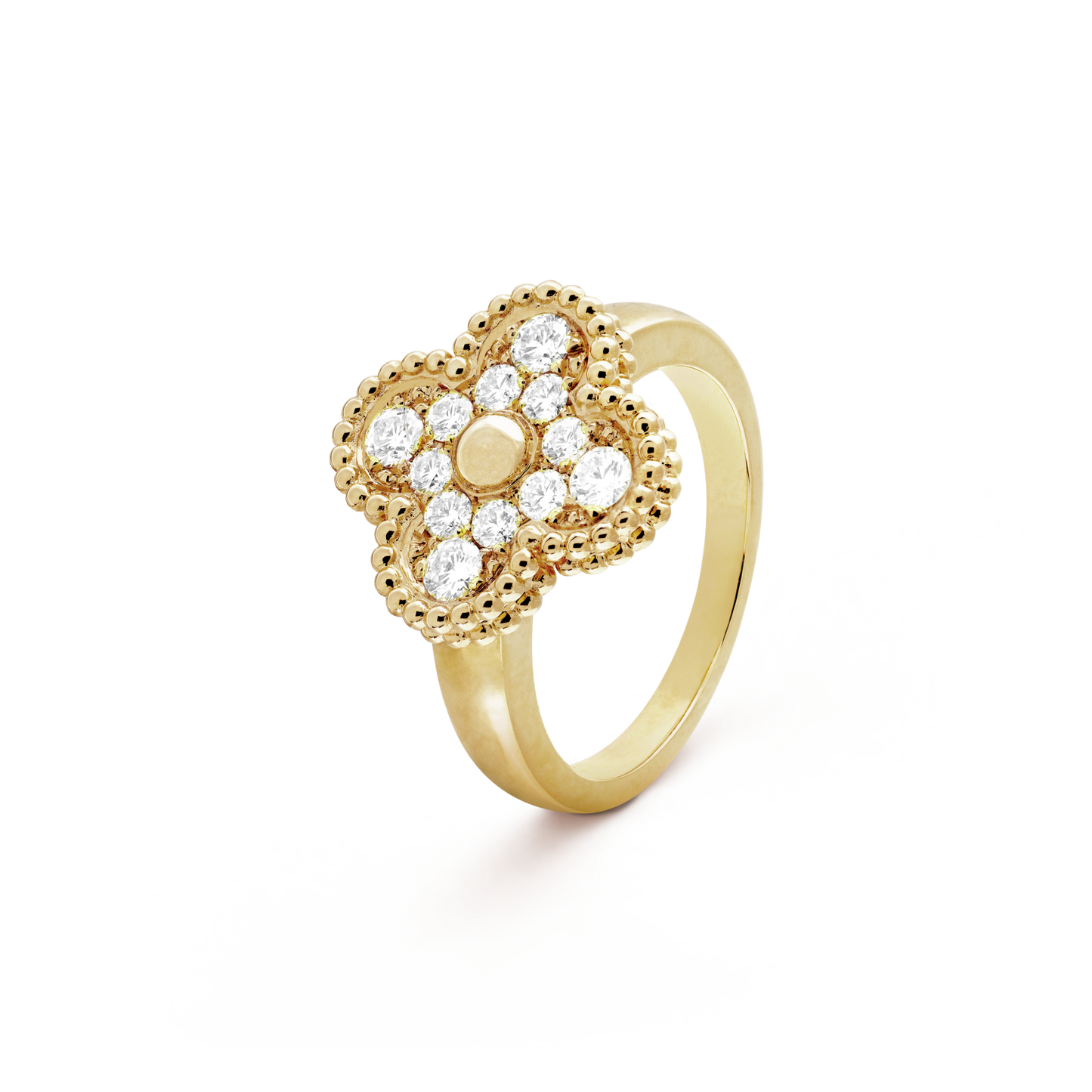 [Royal Jewelry]CLOVER DIAMOND RING