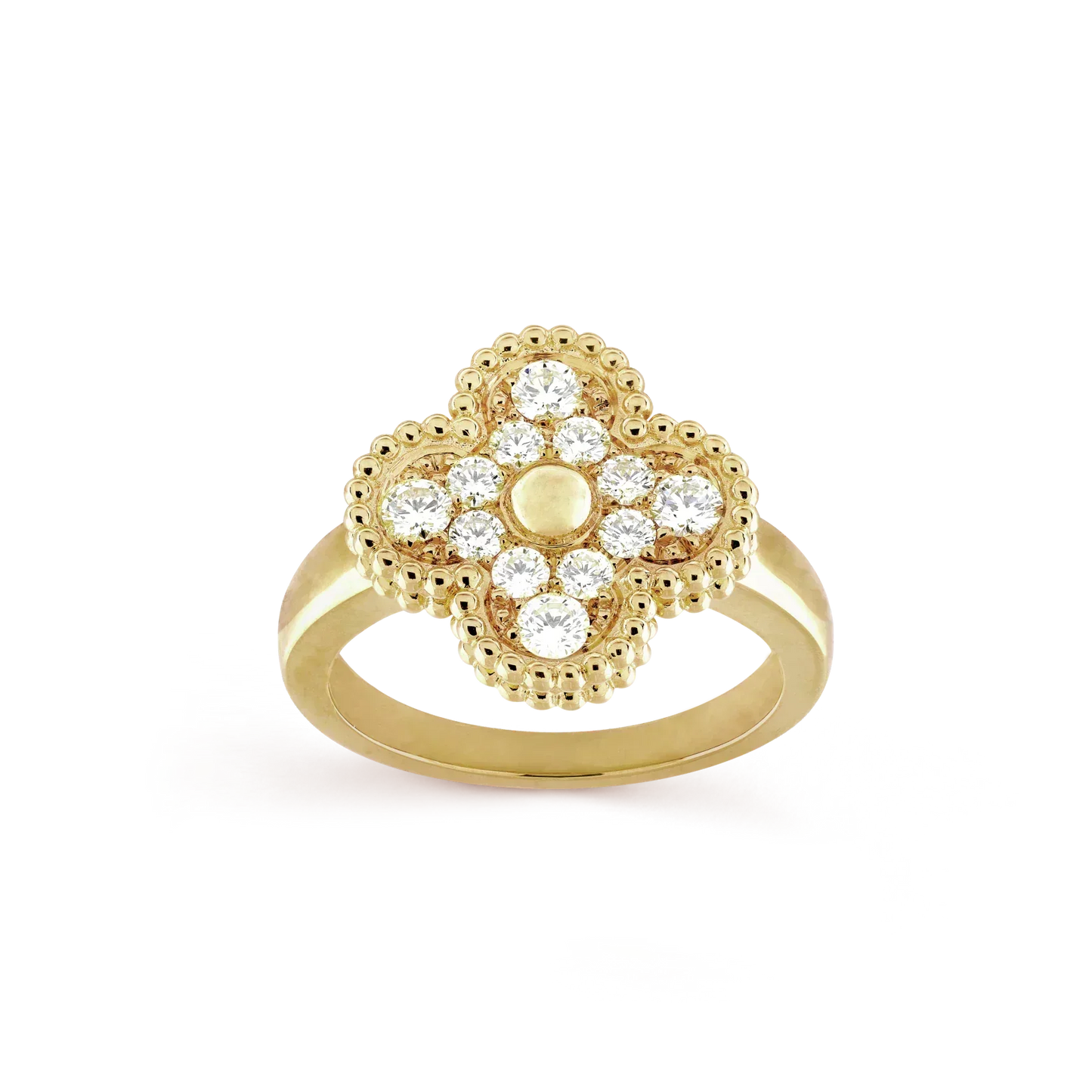 [Royal Jewelry]CLOVER DIAMOND RING