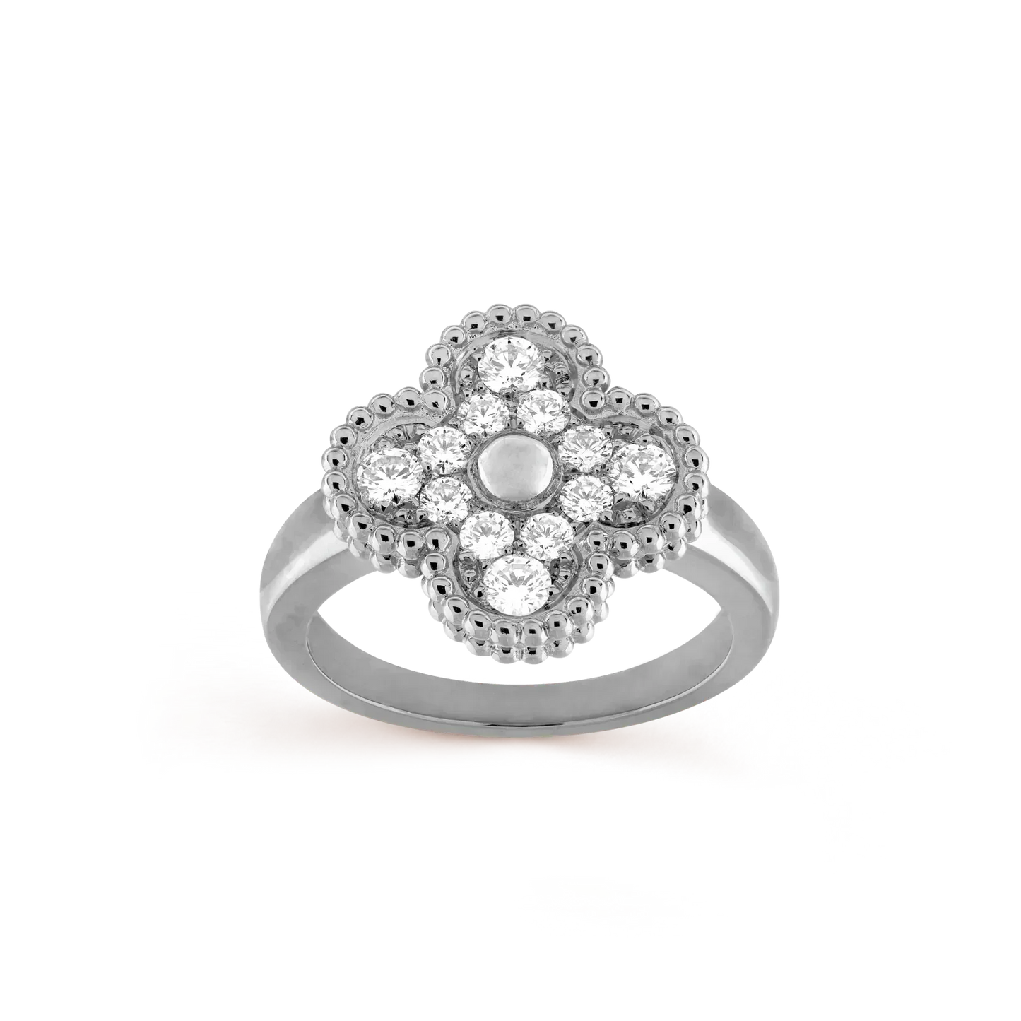 [Royal Jewelry]CLOVER DIAMOND RING