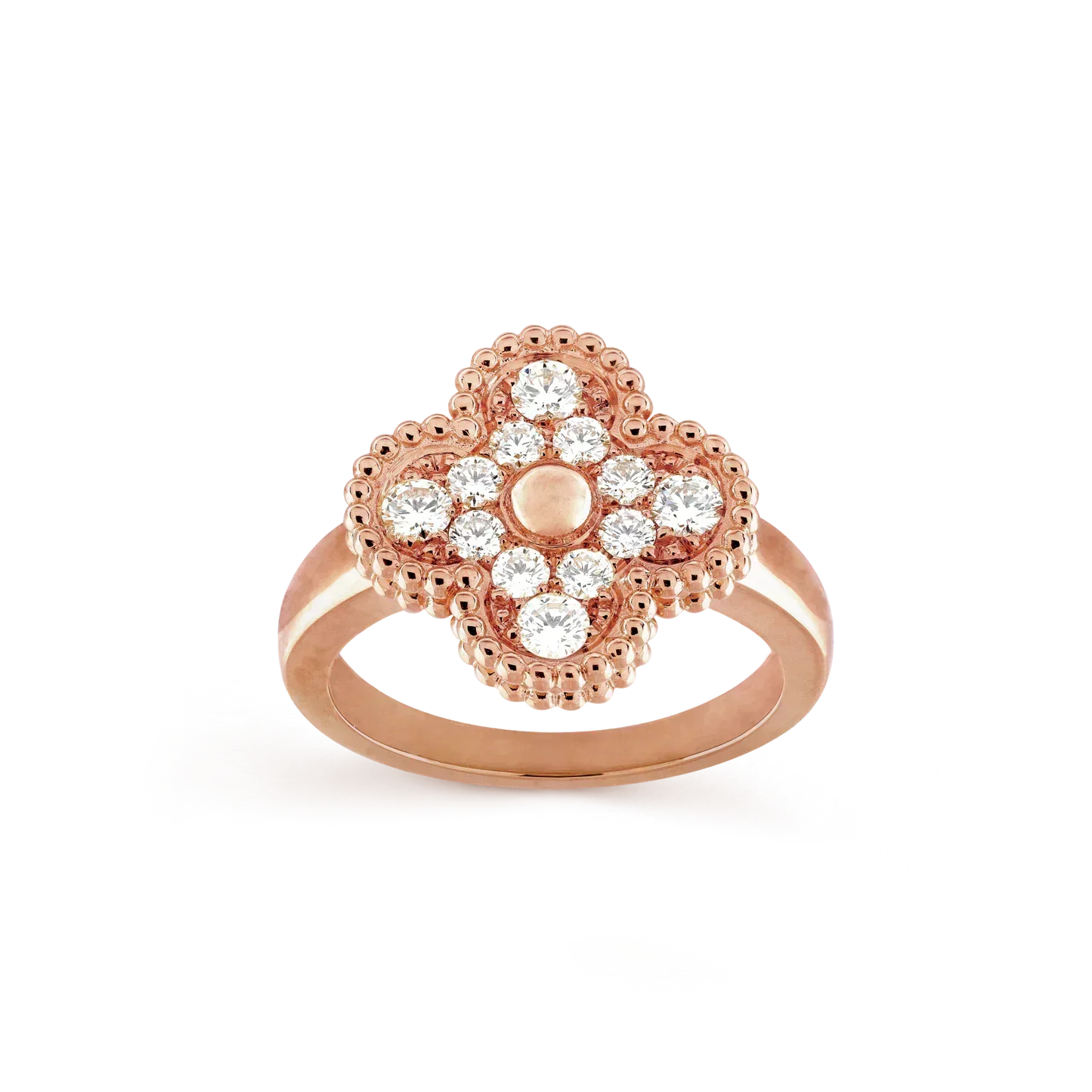 [Royal Jewelry]CLOVER DIAMOND RING