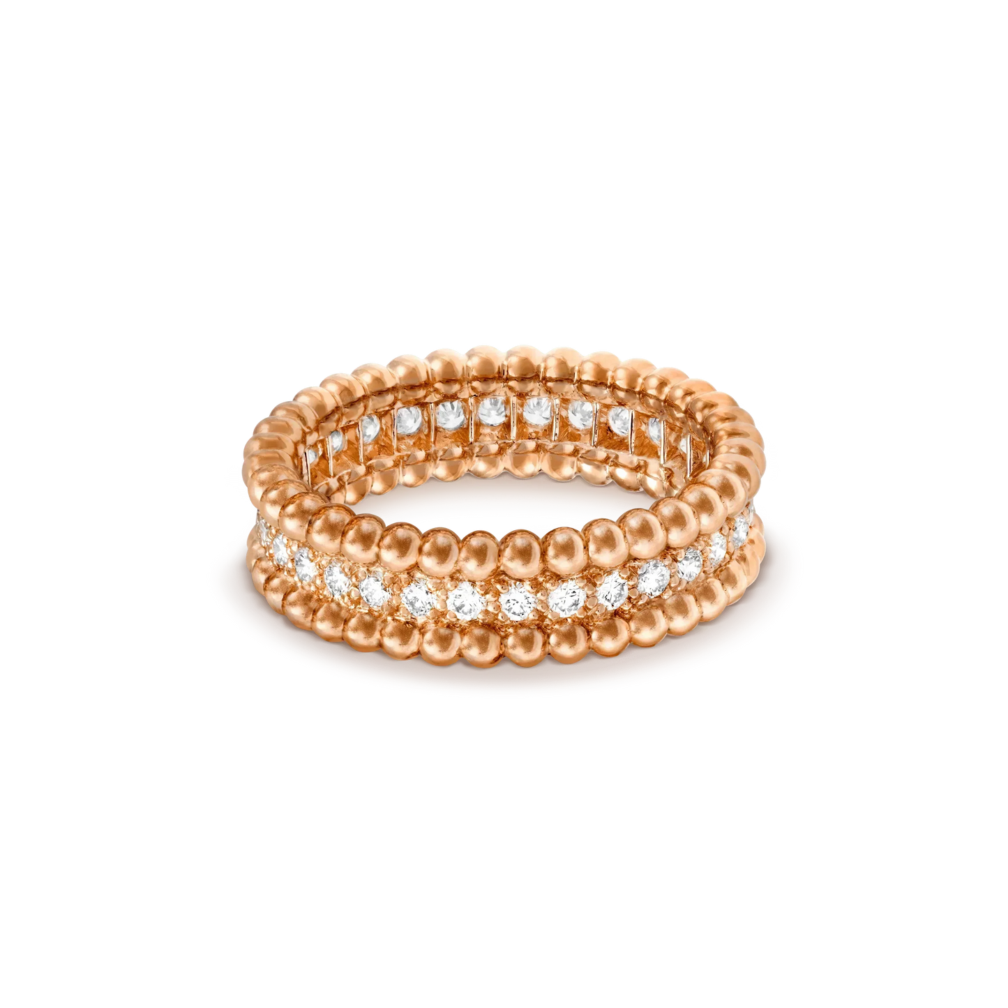 [Royal Jewelry]PERLEE DIAMOND ROSE GOLD RING