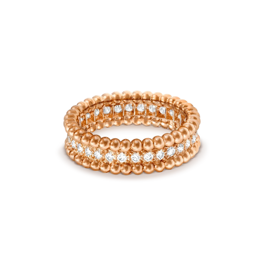 [Royal Jewelry]PERLEE DIAMOND ROSE GOLD RING