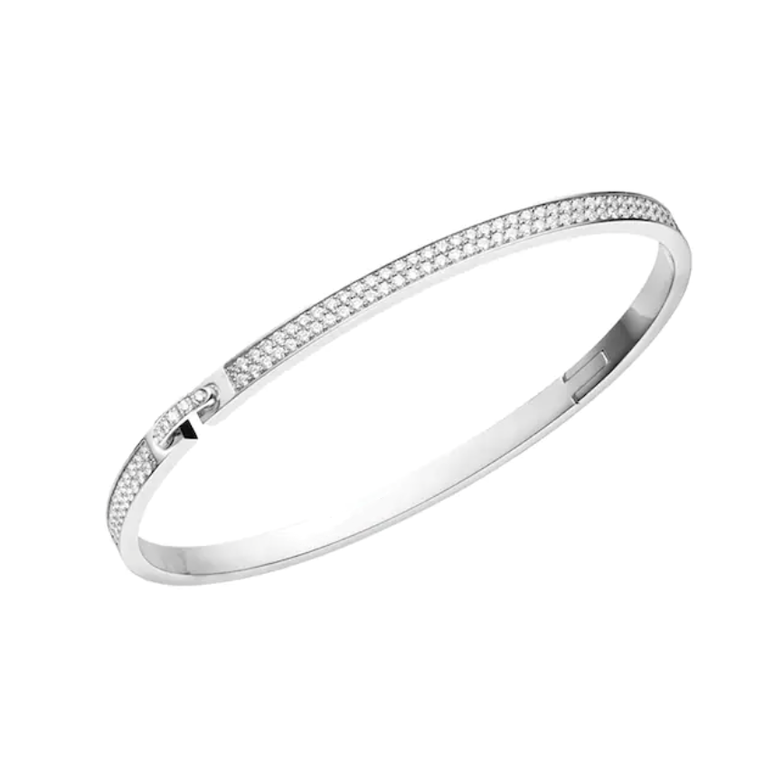 [Royal Jewelry]LIENS VIDENCE DIAMOND PAVED BRACELET